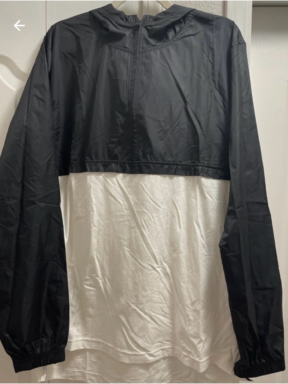 Under Armour Black & White Men's Windbreaker Jacket